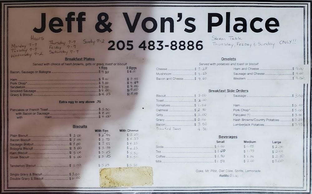 Jeff & Von's Place Small Bbq